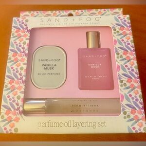 Sand + Fog Vanilla Musk Oil Layering Set